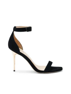 L'AGENCE Resort Collection|Sandals & Wedges|Thea Sandal Black Suede