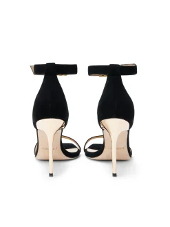 L'AGENCE Resort Collection|Sandals & Wedges|Thea Sandal Black Suede