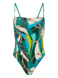 L'AGENCE Spring Collection|Swimwear|Tory One-Piece Swimsuit Multi