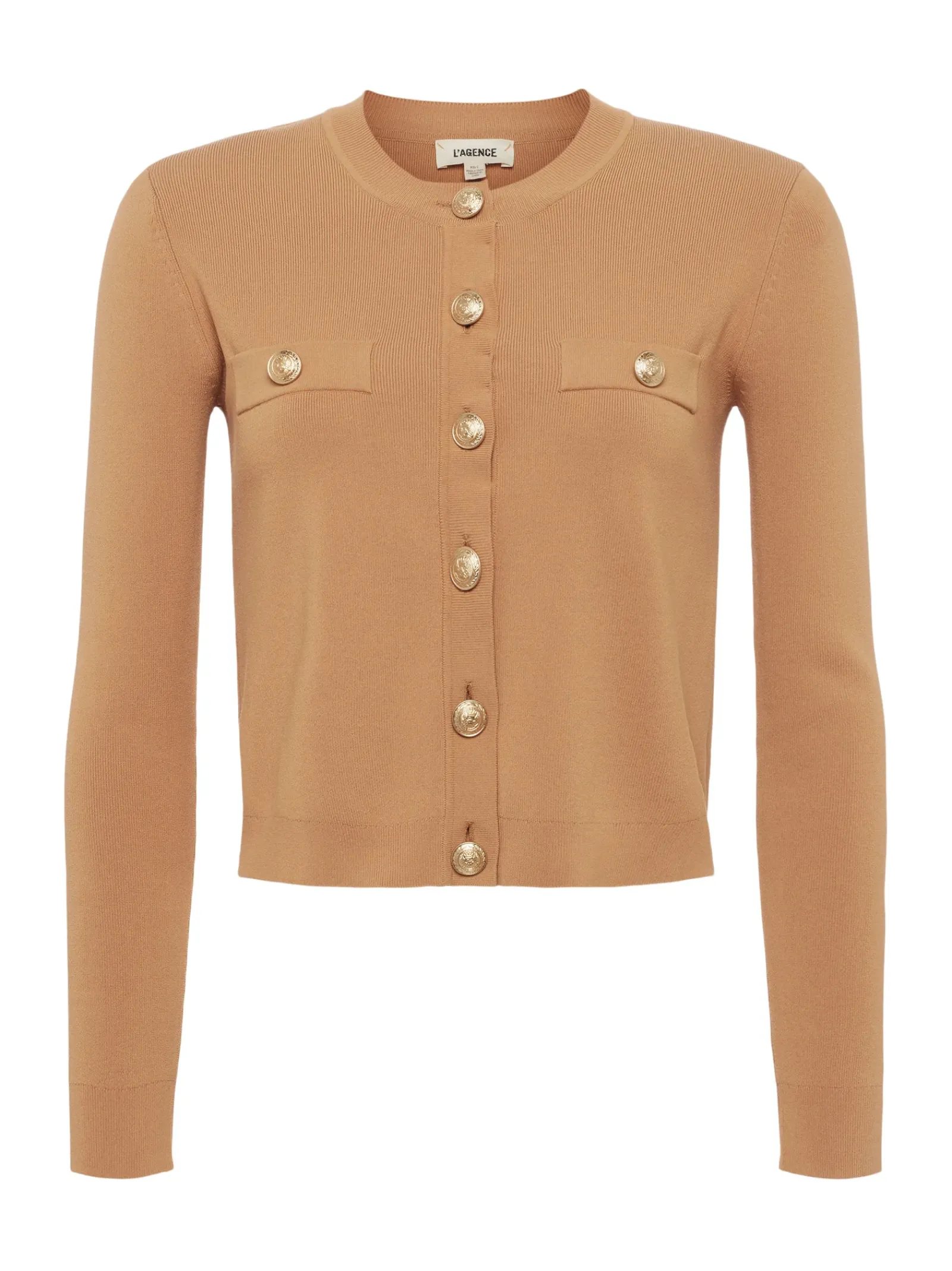 L'AGENCE Back in Stock|Spring Collection|Toulouse Cardigan Soft Camel