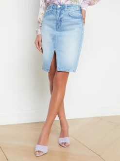 L'AGENCE Spring '24 Catalog|Spring Collection|Tylee Jean Skirt PALISADE