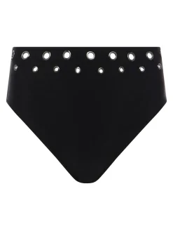 L'AGENCE Spring Collection|Swimwear|Vanessa Grommet Bikini Bottom Black
