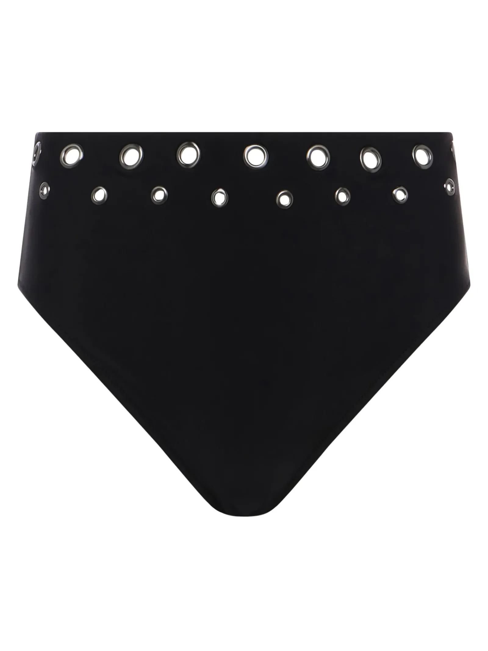L'AGENCE Spring Collection|Swimwear|Vanessa Grommet Bikini Bottom Black