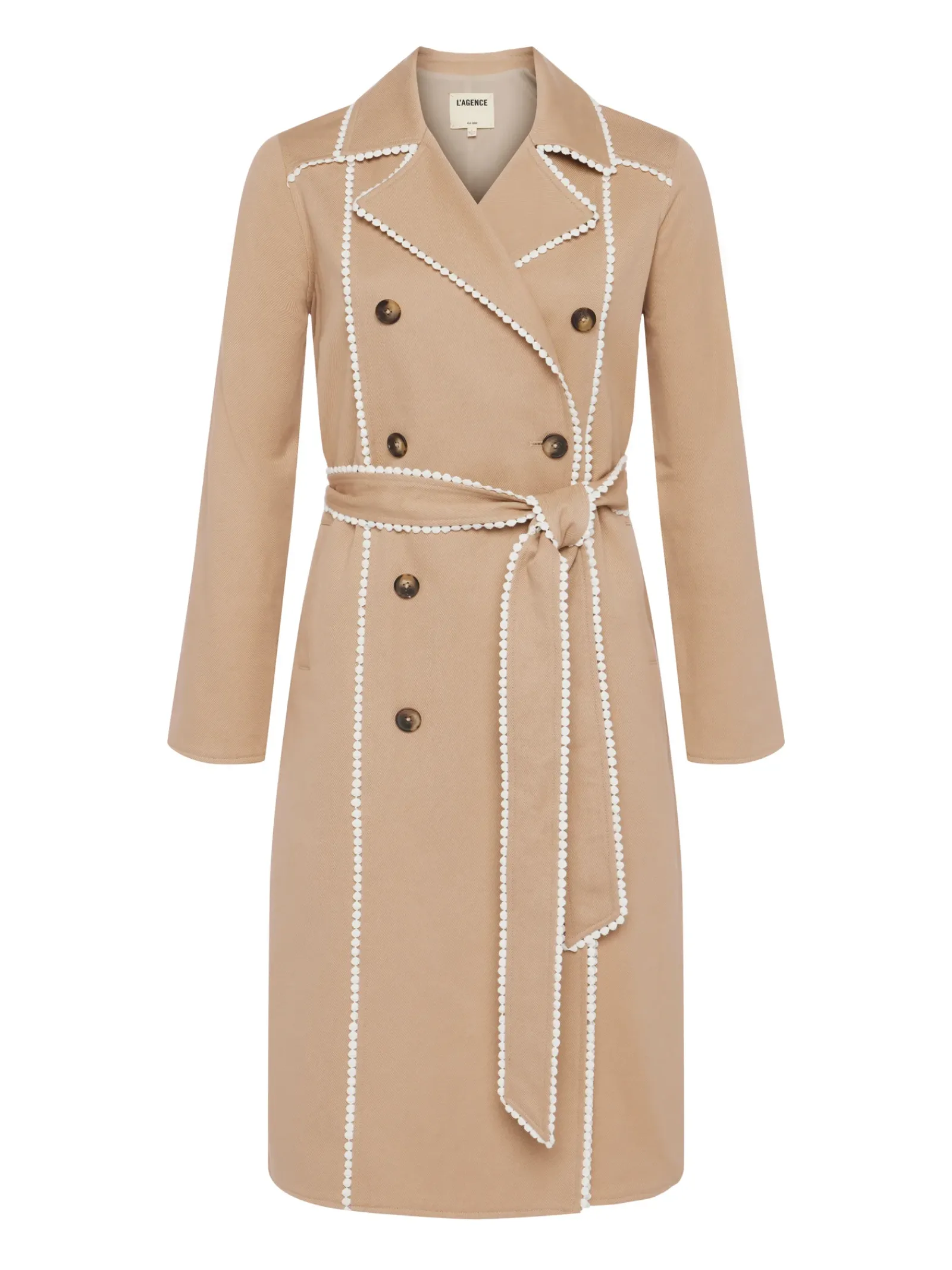 L'AGENCE Spring Collection|Best Sellers|Venus Trench Coat Almond