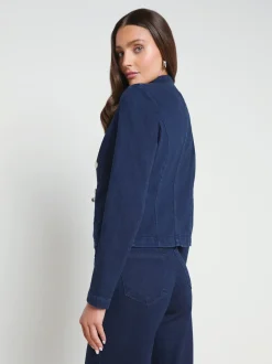 L'AGENCE Sets|Back in Stock|Wayne Denim Blazer Palomino