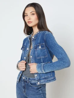 L'AGENCE Denim Jackets|Best Sellers|Yari Jacket Rhodes