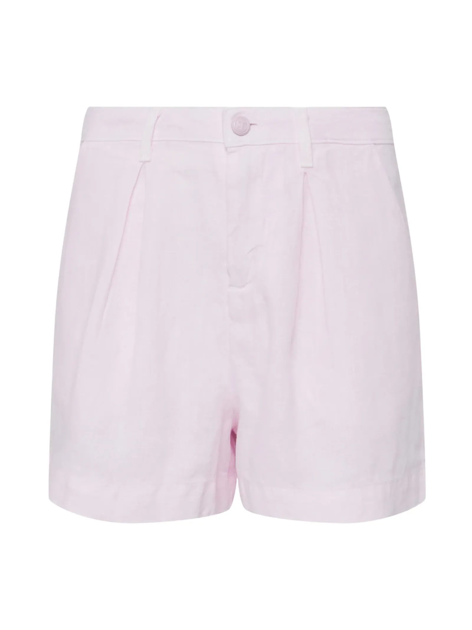 L'AGENCE Sets|Spring '24 Catalog|Zahari Linen Pleated Short LILAC SNOW