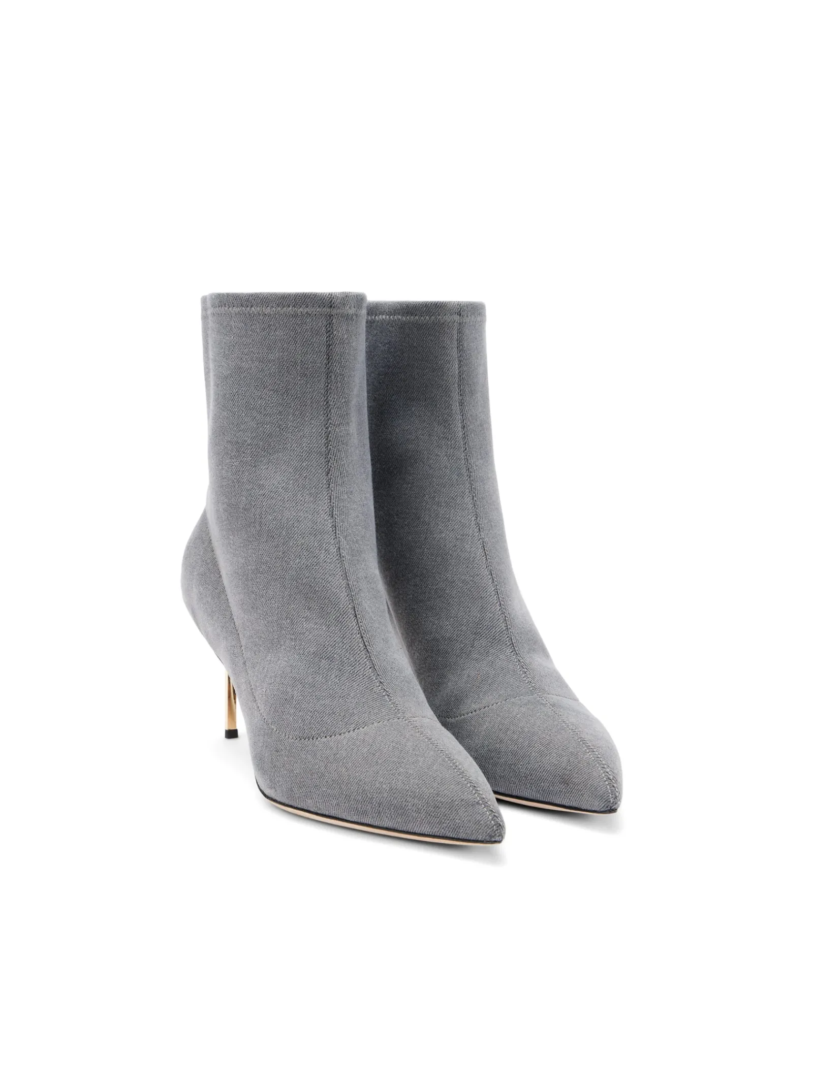 L'AGENCE Resort Collection|Heels & Pumps|Zoe Bootie Grey Denim