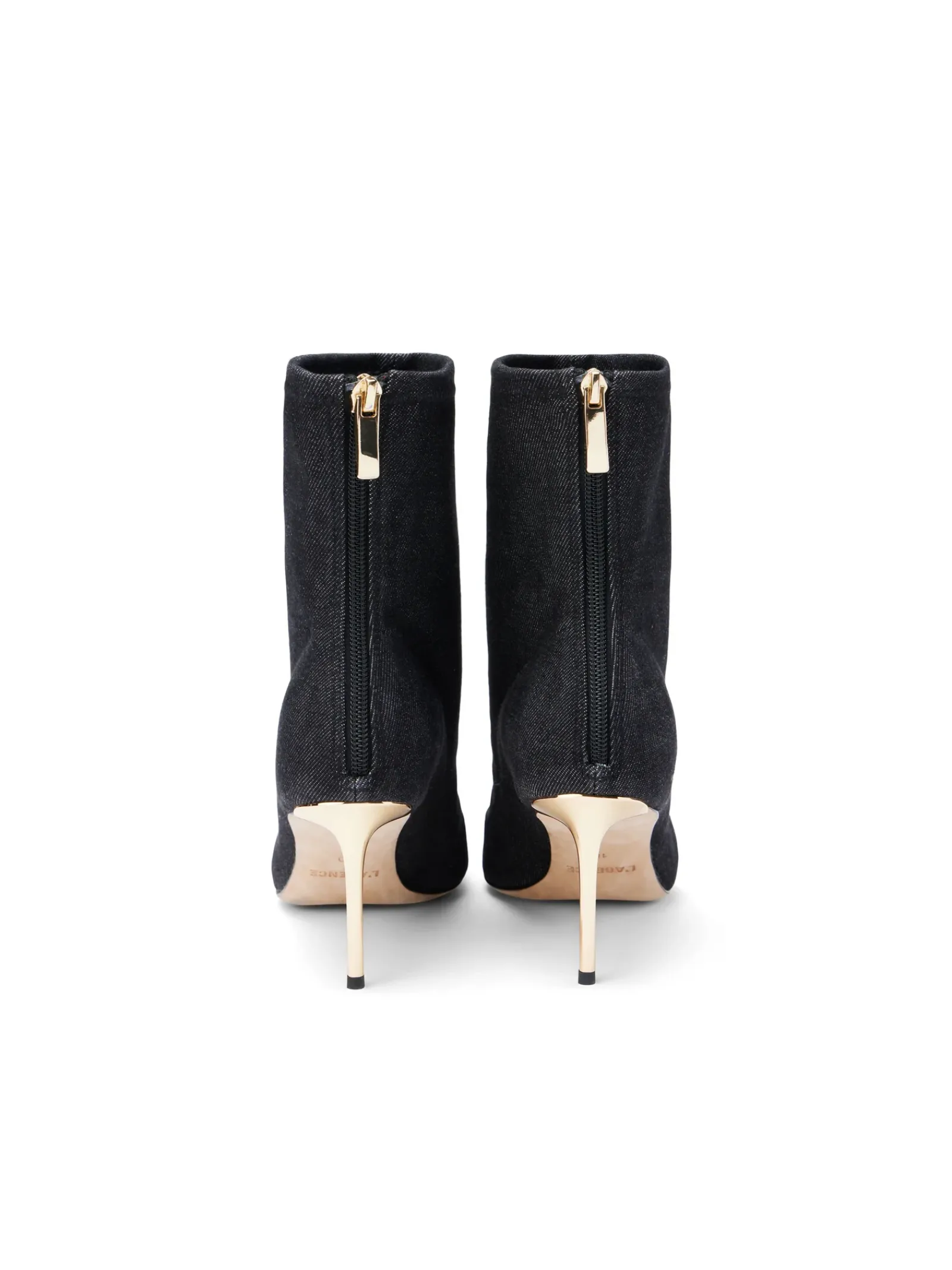 L'AGENCE Resort Collection|Heels & Pumps|Zoe Bootie Black Denim