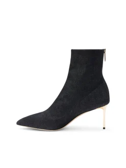L'AGENCE Resort Collection|Heels & Pumps|Zoe Bootie Black Denim